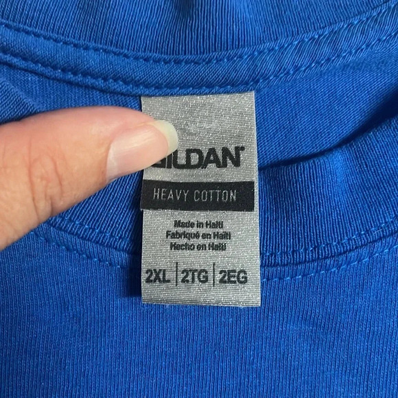 Imperfect Duke tshirt womens 2XL heavy cotton Gildan Duke tshirt short sleeved - Picture 7 of 8